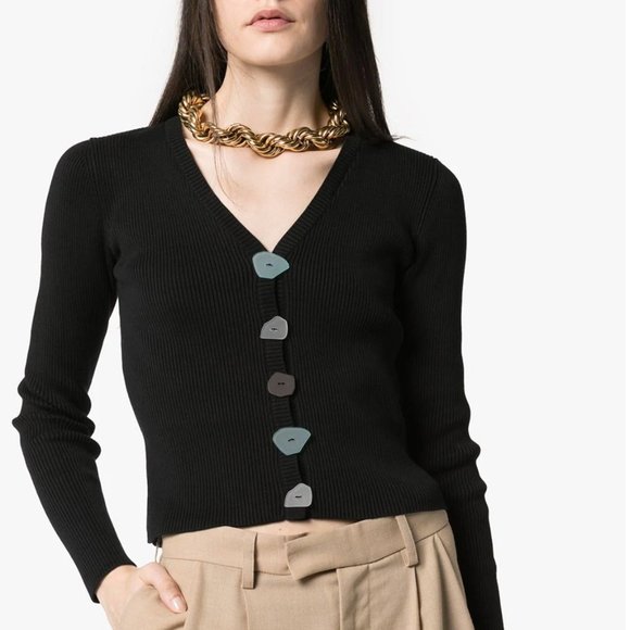 Simon Miller Sweaters | Simon Miller Sula Cardigan Size Medium | Color: Black | Size: M | Saraheum1's Closet